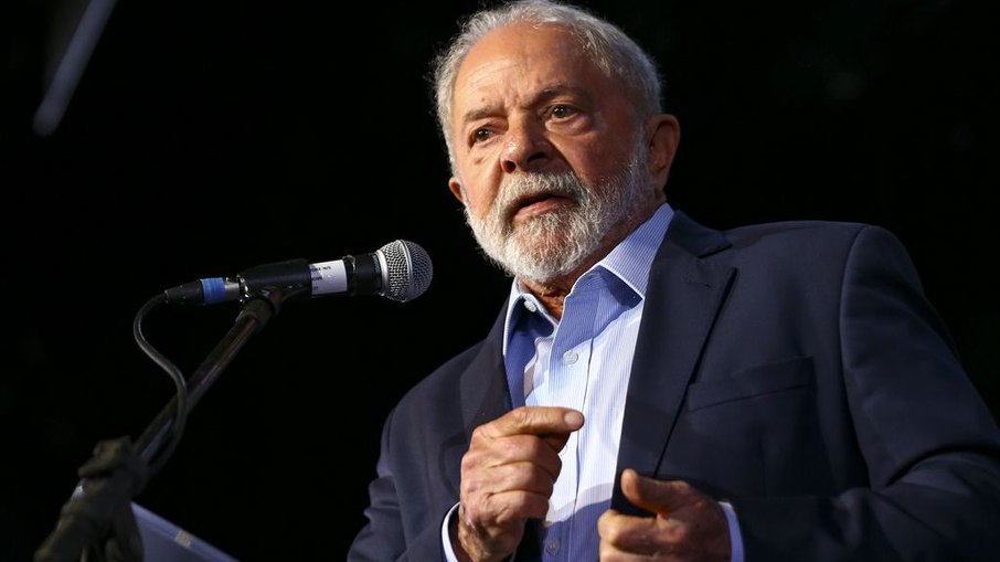 Presidente eleito, Luiz Inácio Lula da Silva (PT), durante anúncio de ministros