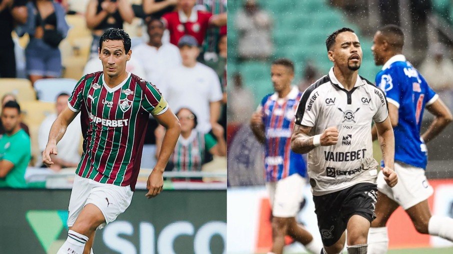 Ganso e Yago Pikachu se enfrentam em Fluminense x Remo Ganso e Yago Pikachu se enfrentam em Fluminense x Remo