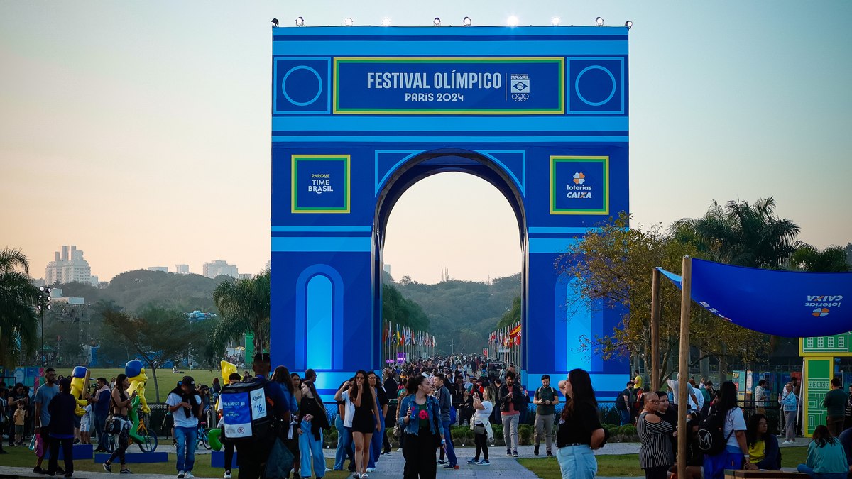 No Parque Time Brasil, as empresas patrocinadoras do COB vão poder fazer ativações para o público