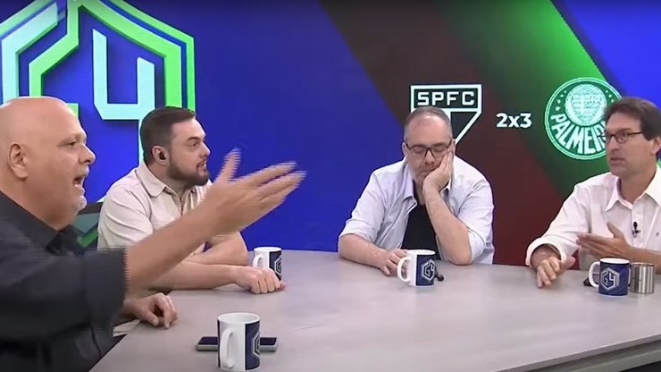 Clima esquenta entre jornalistas em debate sobre Choque-Rei