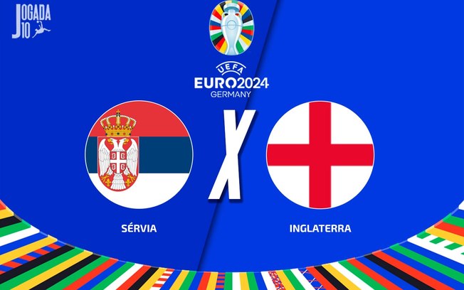 Sérvia e Inglaterra, que duelam neste domingo (16), estão no Grupo C da Euro