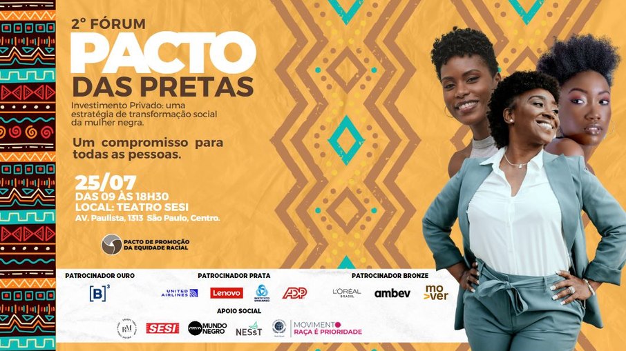 Evento será no dia 25/7, em São Paulo 