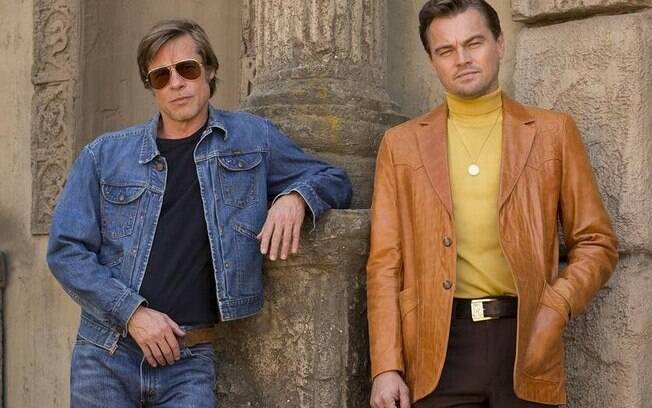 Brad Pitt e Leonardo DiCaprio estrelam 