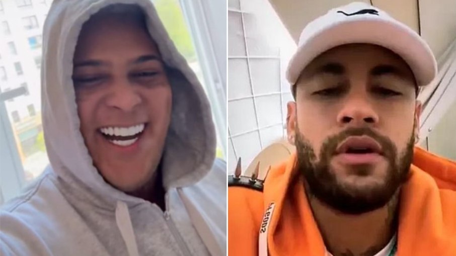Pais de menina, MC Ryan e Neymar trocam mensagens: 'Tamo fudid*'