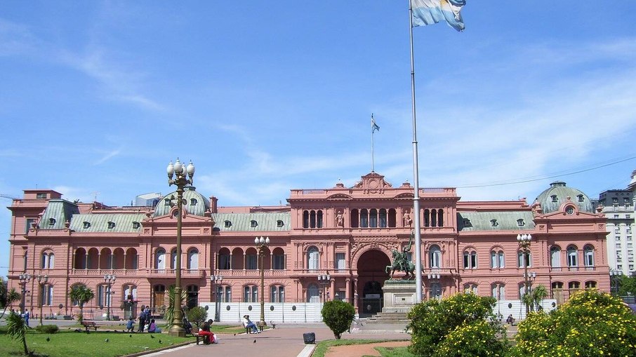 A Casa Rosada é a sede do governo argentino