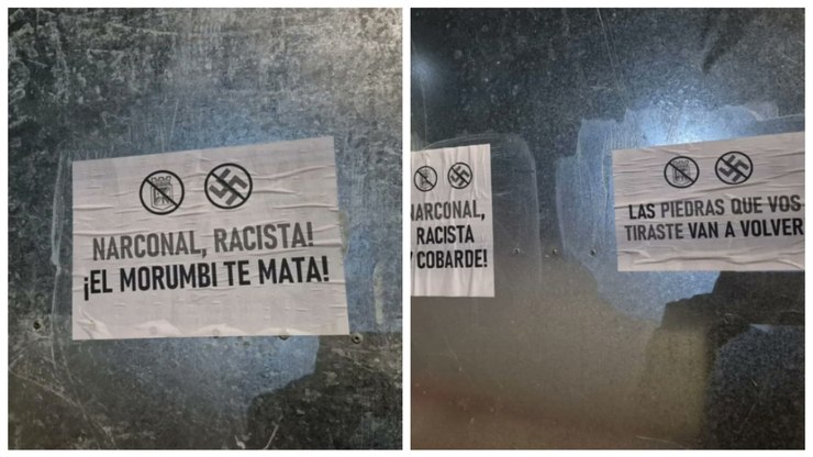 Após racismo e ataque: cartazes contra colombianos indicam revide