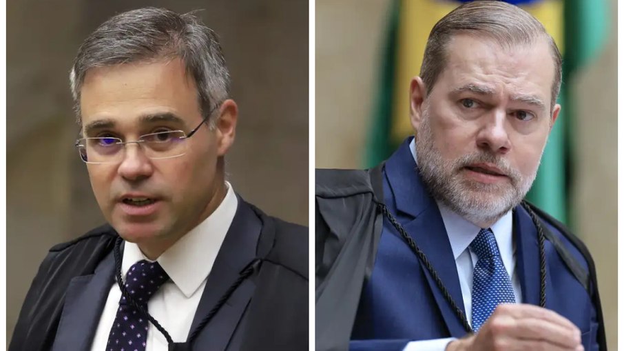 Os ministro do STF, André Mendonça e Dias Toffoli Os ministro do STF, André Mendonça e Dias Toffoli