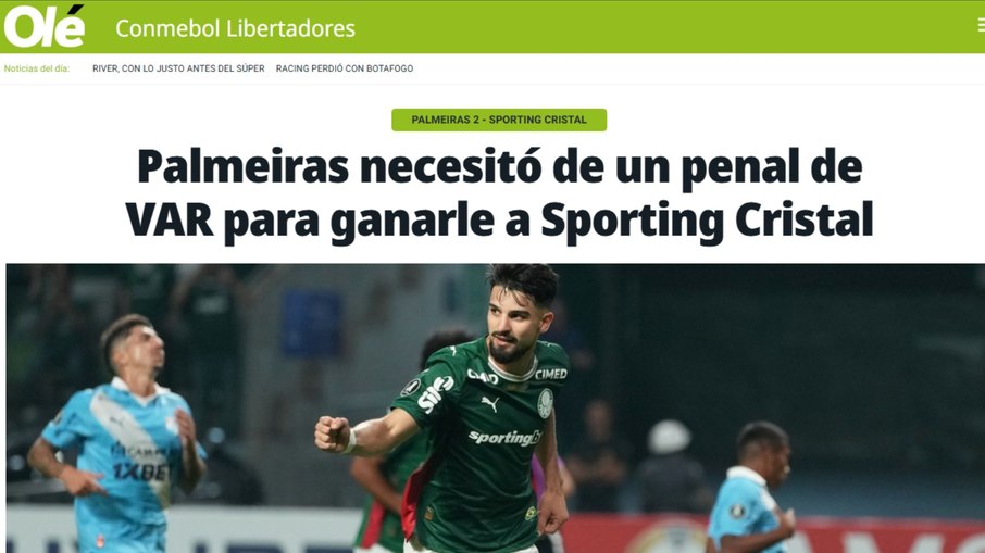 Jornal argentino detona Palmeiras e questiona favoritismo