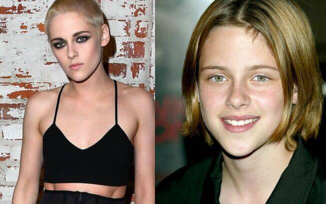 Antes e depois das celebridades: Kristen Stewart quando era criança