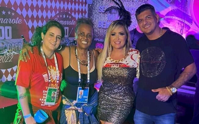 Carnaval: Camarote se destaca no Rio com show de Sandra de Sá