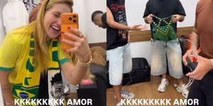 Virginia exibe calcinha temática ao torcer por Vini Jr: 'Coragem'