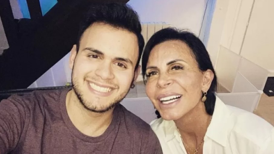 Gretchen e filho Gab Miranda