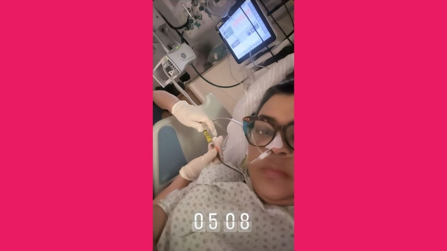 Preta Gil publicou foto durante recuperação de cirurgia em hospital