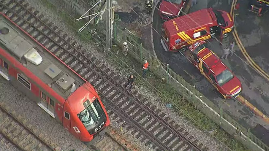 Segurança terceirizado é atingido por trem da CPTM