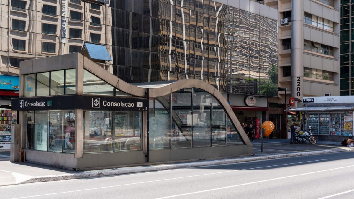 Estação Consolação da Linha Verde do Metrô de SP Estação Consolação da Linha Verde do Metrô de SP