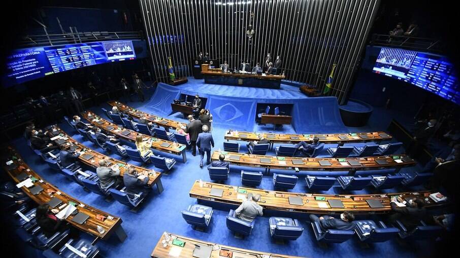 Plenário do Senado, onde será realizada a votação de projetos que alteram tributação de combustíveis