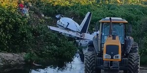 Avião que caiu em SC foi serrado; entenda