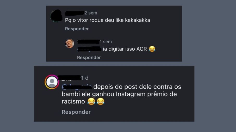 Diversos perfis comentaram sobre o Diversos perfis comentaram sobre o