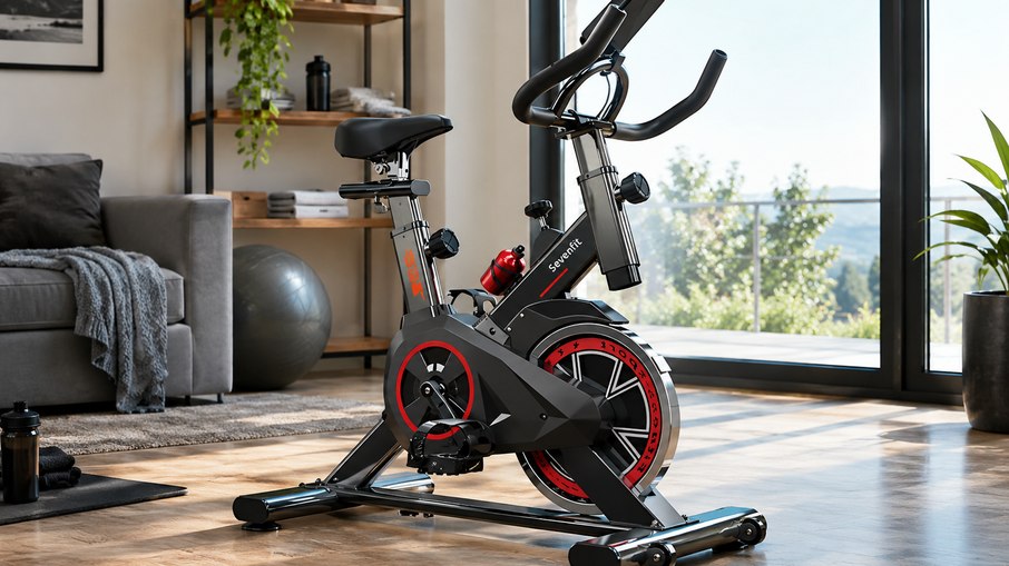 Bicicleta ergométrica da Sevenfit tem oferta no Mercado Livre Bicicleta ergométrica da Sevenfit tem oferta no Mercado Livre