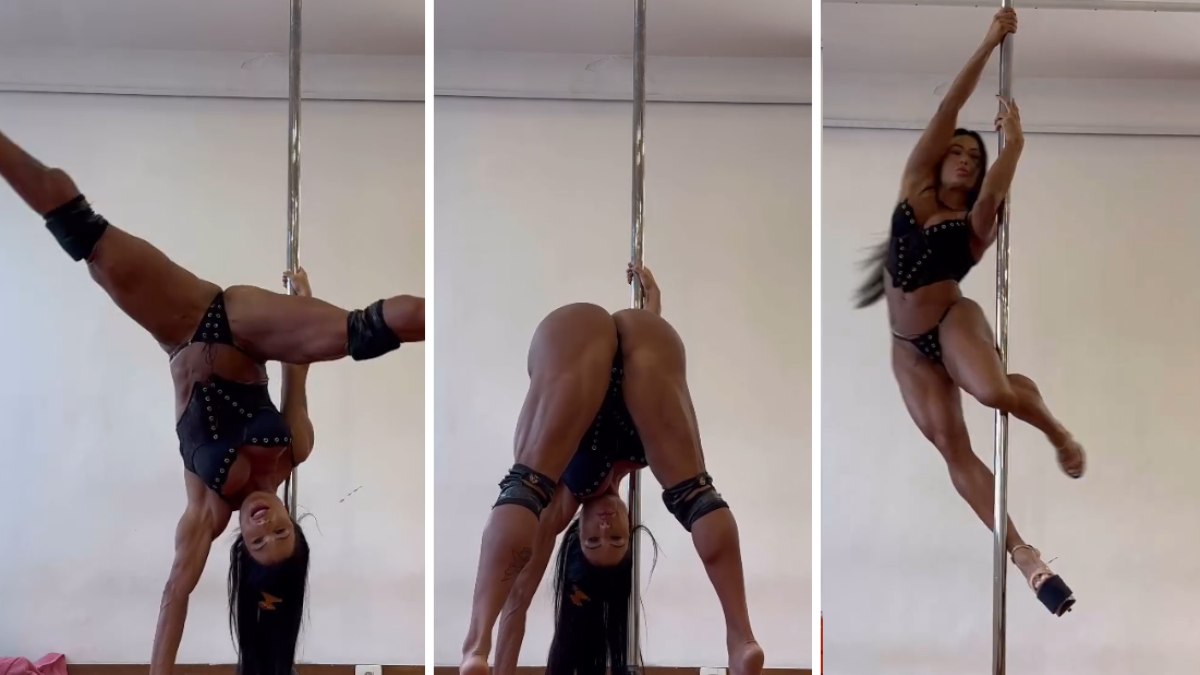 Gracyanne Barbosa no pole dance