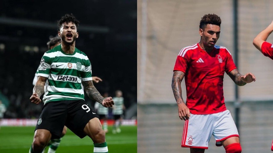 Luis Suárez e Igor Jesus são esperanças de gol de Sporting e Nottingham Forest
