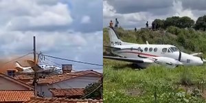 Vídeo: avião sai da pista e cai por falha no motor em MG