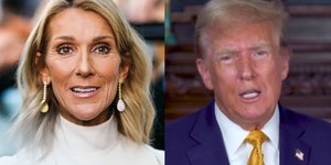 Céline Dion critica Donald Trump por música não autorizada em comício: 'Sério?'