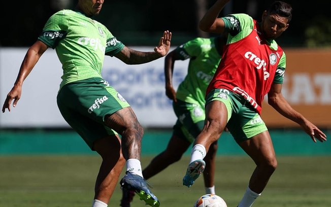 Palmeiras treina antes de enfrentar o Independiente del Valle