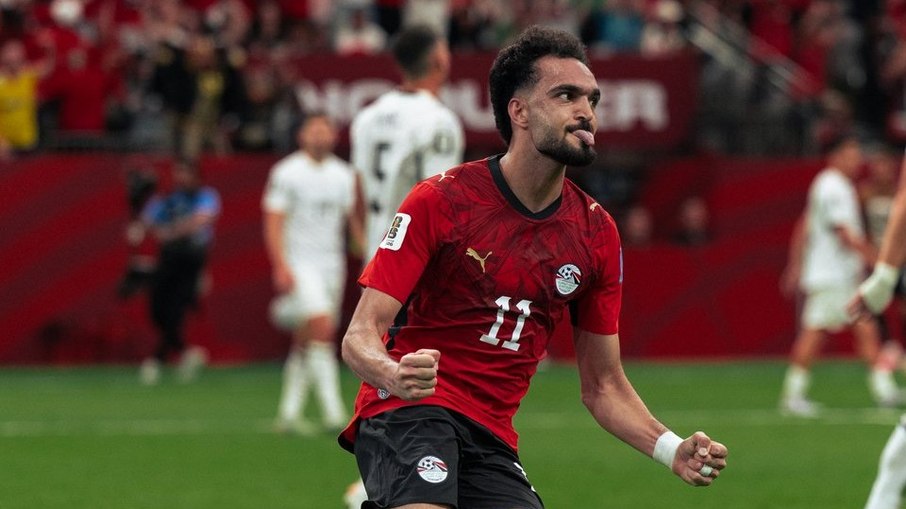 Ziko marcou gol e deu assistência na vitória do Egito contra a Nova Zelândia