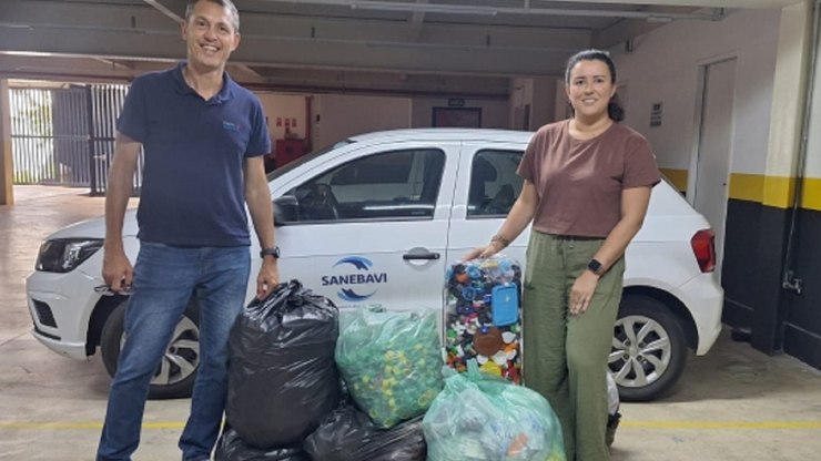 Sanebavi entrega arrecadações da campanha Junte & Ajude