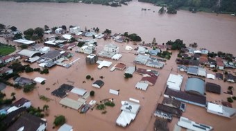 Cidade do RS recebeu em 18 dias o volume de chuva esperado em 6 meses