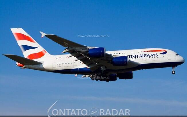 British Airways leva A380 para ser estocado em Doha British Airways leva A380 para ser estocado em Doha