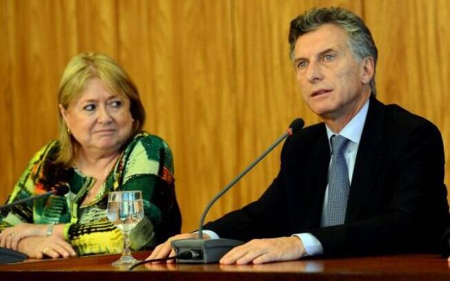 Susana Malcorra (ao lado do presidente argentino Maurício Macri) se diz animada com possível acordo Mercosul-UE