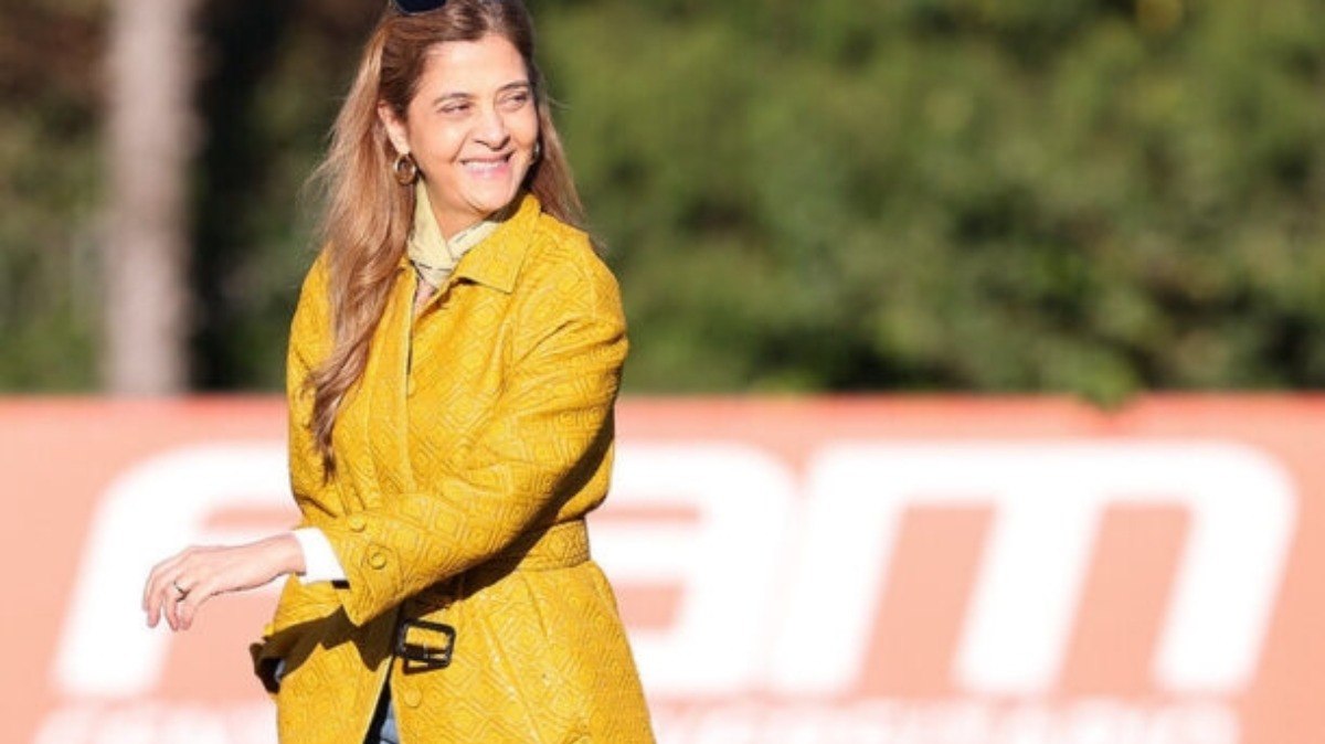 Leila Pereira, presidente do Palmeiras Leila Pereira, presidente do Palmeiras