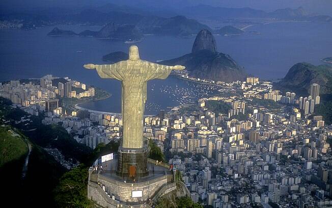 Vista do Rio de Janeiro do Cristo Redentor
