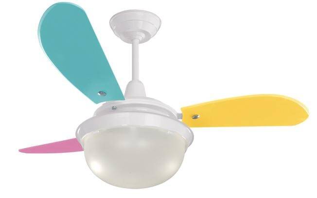 Ventilador de teto ajuda a espantar o calor e ainda decora o ambiente