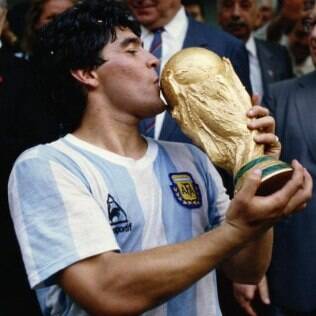 Maradona foi campeão mundial em 1986
