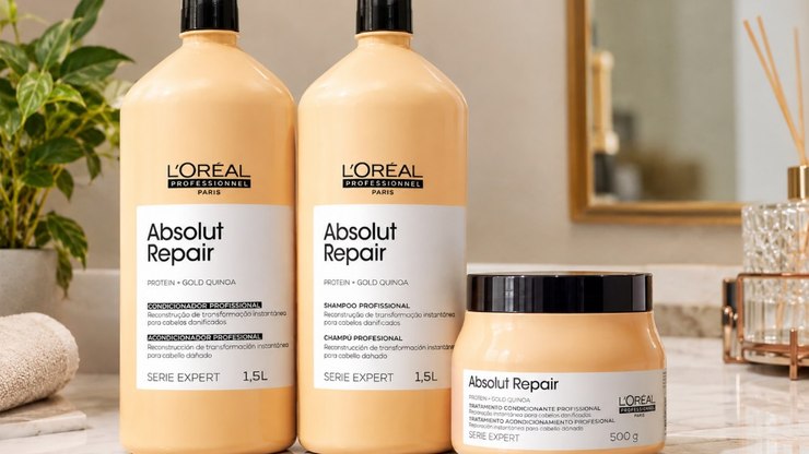 Kit profissional L’Oréal de 3,5 litros entra em oferta relâmpago