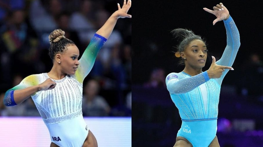 Flamengo pretende juntar Simone Biles e Rebeca Andrade em evento no Rio