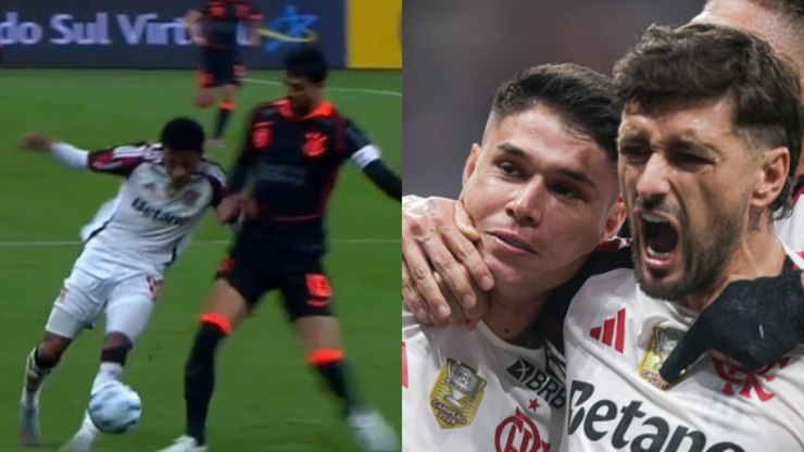 Jornalistas veem irregularidade em gol do Fla contra Corinthians
