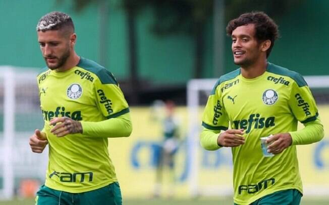 Gustavo Scarpa e Zé Rafael são desfalques no treino do Palmeiras
