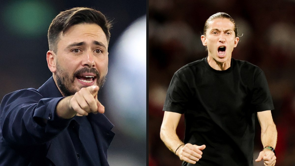 Davide Ancelotti e Filipe Luís se enfrentam em Botafogo x Flamengo