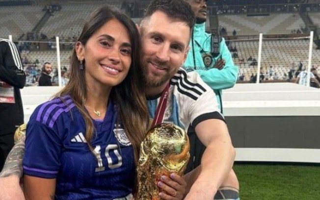 Antonella Roccuzzo e Messi