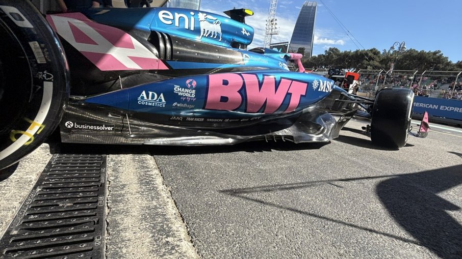 Franco Colapinto foi o terceiro piloto a bater no Q1