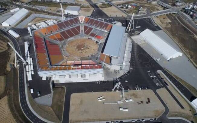Estádio de Pyeongchang, onde será realizado as cerimônias de abertura e encerramento da Olimpíada de Inverno