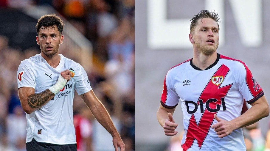 Hugo Duro e Alemão são destaques de Valência e Rayo Vallecano