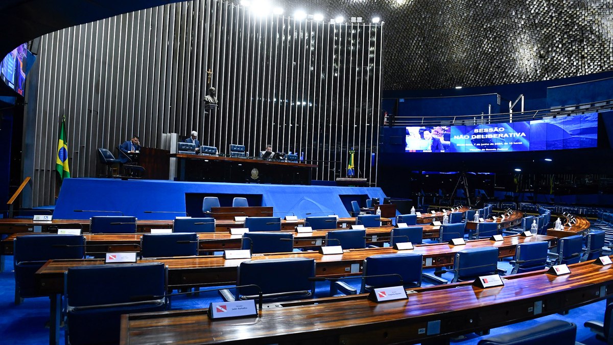 Plenário do Senado Federal em sessão não deliberativa