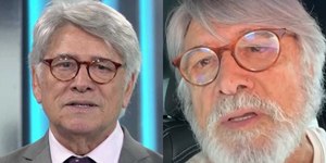 Sérgio Chapelin aparece no 'Fantástico' com outro visual; veja