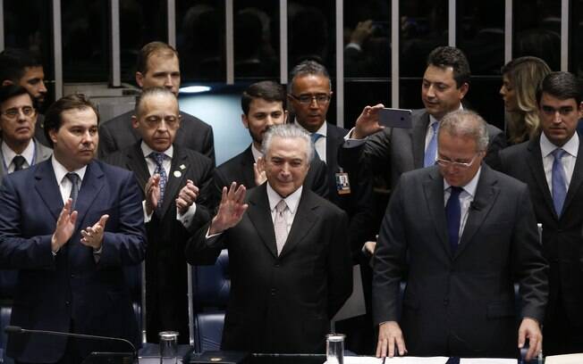 Michel Temer é empossado presidente da República em cerimônia realizada no Congresso Nacional, em Brasília
