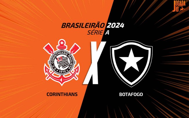 Corinthians e Botafogo medem forças na Neo Química Arena, pelo Brasileirão